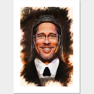 Brad Pitt - Caricature Posters and Art